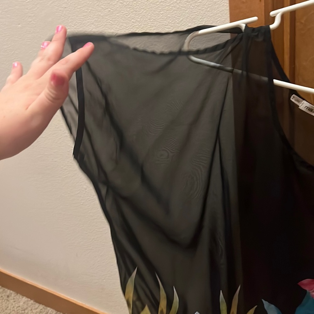 Maurice’s size 2 see trough shirt